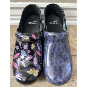 Dansko Mismatch Multicolors Women's Clog Shoes Size 38